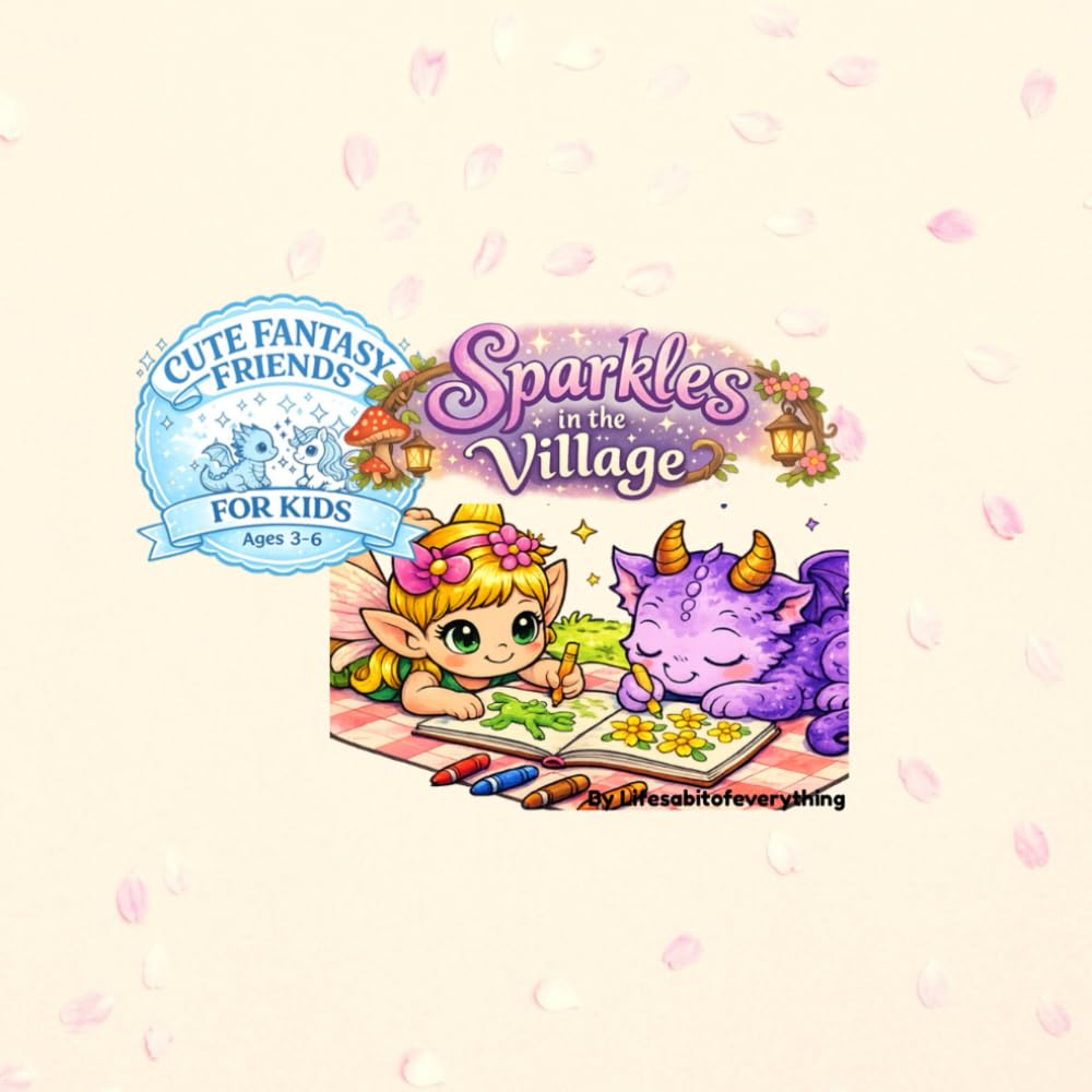 Cute Fantasy Friends for Kids: Sparkles in the Village