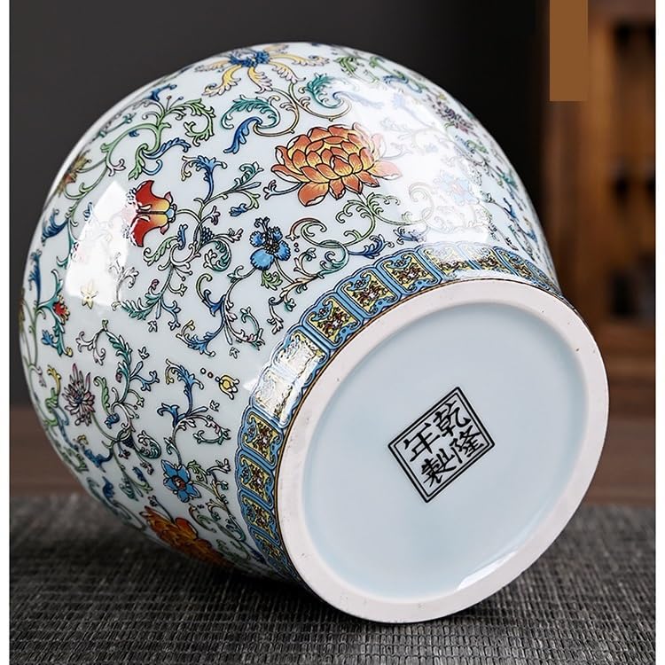 Słoik Cukru Ceramiczne puszki do herbaty, puszki ogólne kolor szkliwiony, Pałac Styl średni złośliwy, Biluochun Słodycze Wysokiej Klasy, Przechowywanie w domu, Uszczelnione Herbaty Botka(B)