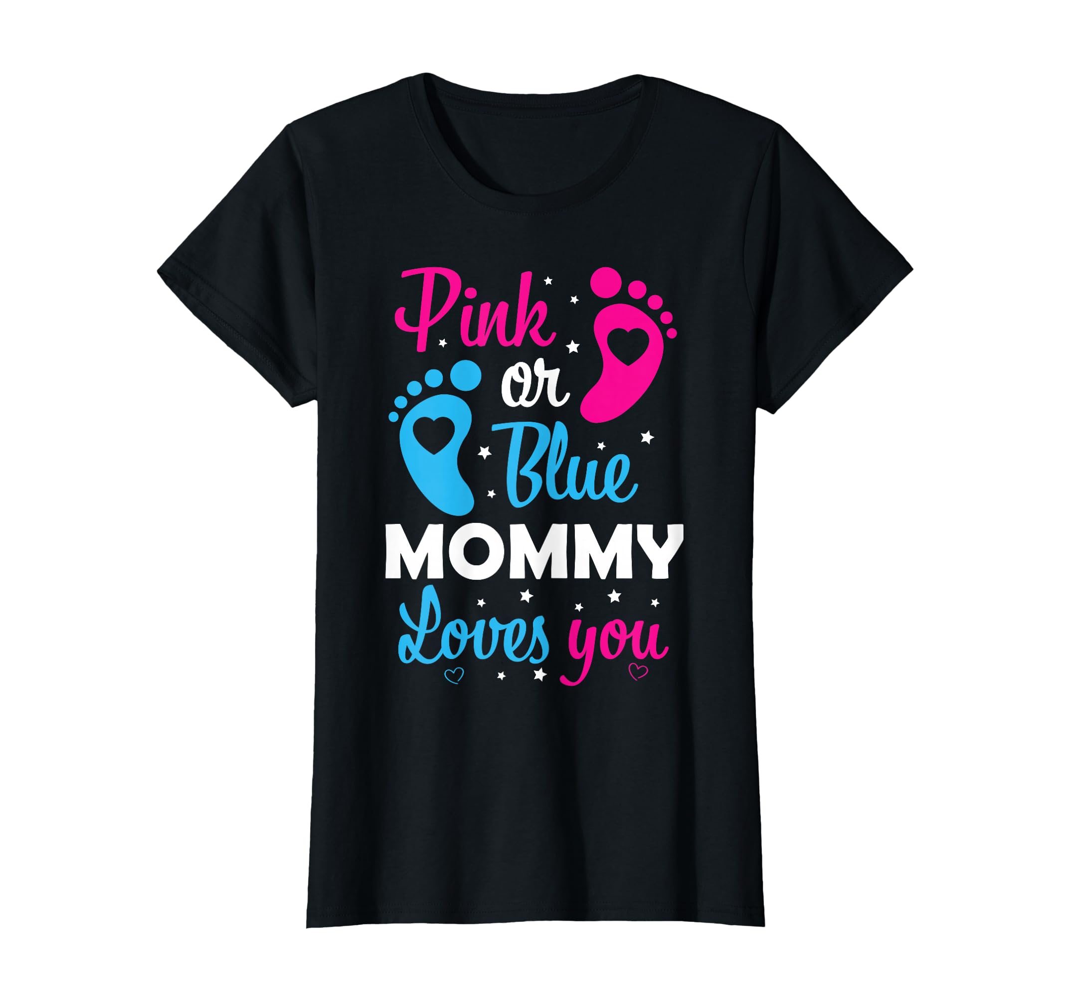 Gender Reveal Mom Mommy Family T-Shirt