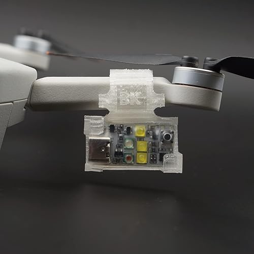 Miniatura 10 de VIFLY Luz estroboscópica de drones luz anticolisión para vuelo nocturno de drones FAA se adapta a DJI Mini 3 ProMini 2Mini SEAir 2SMavic Air 2Mavic