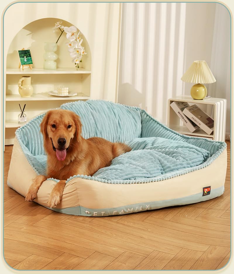 Amazon | 犬 ベッド 洗える犬 あごのせ枕，ハイバックドッグベッド