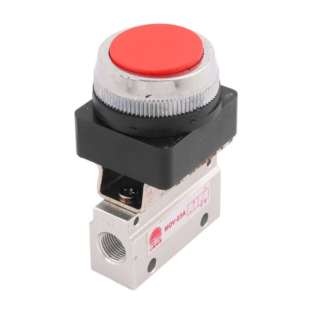 Vanne mécanique pneumatique MOV-03A à bouton poussoir pour réponse instantanée