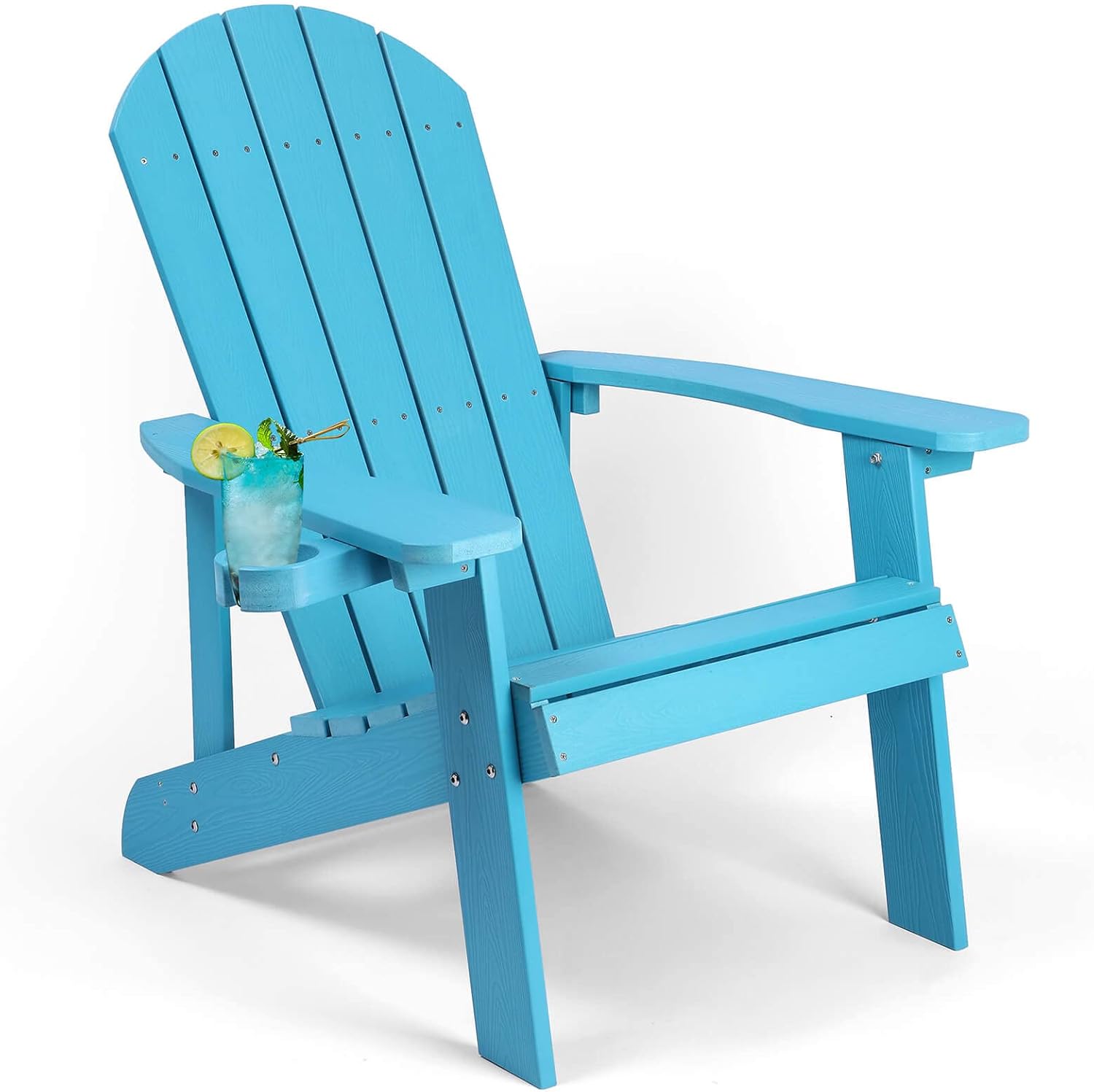hOmeQomi Adirondack Chair, All Weather Resistant Plastic