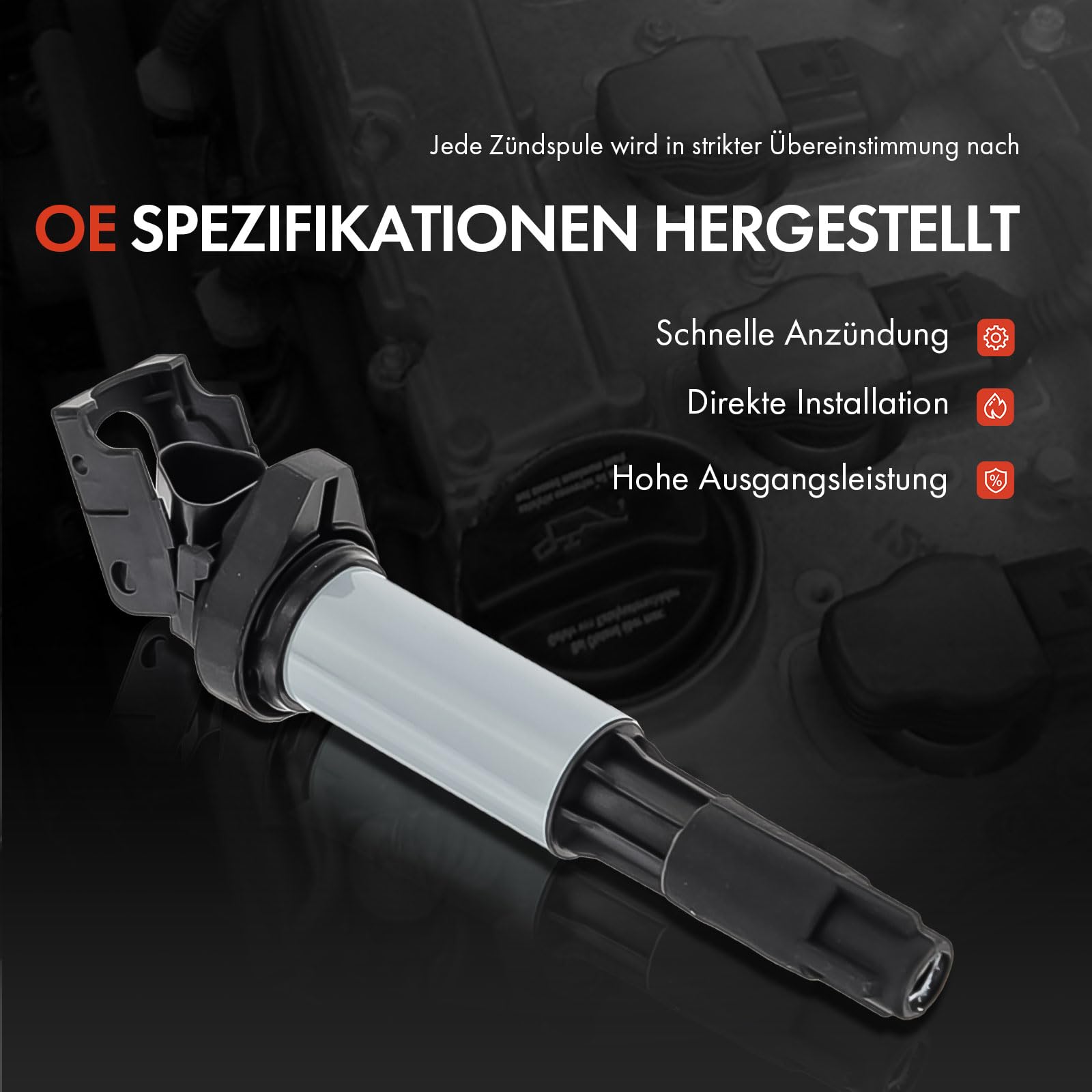 Bobine Di Accensione Frankberg Per BMW E Mini - 4 Pezzi, Compatibili Con Modelli E46, E90, X5, Z4, Ecc.