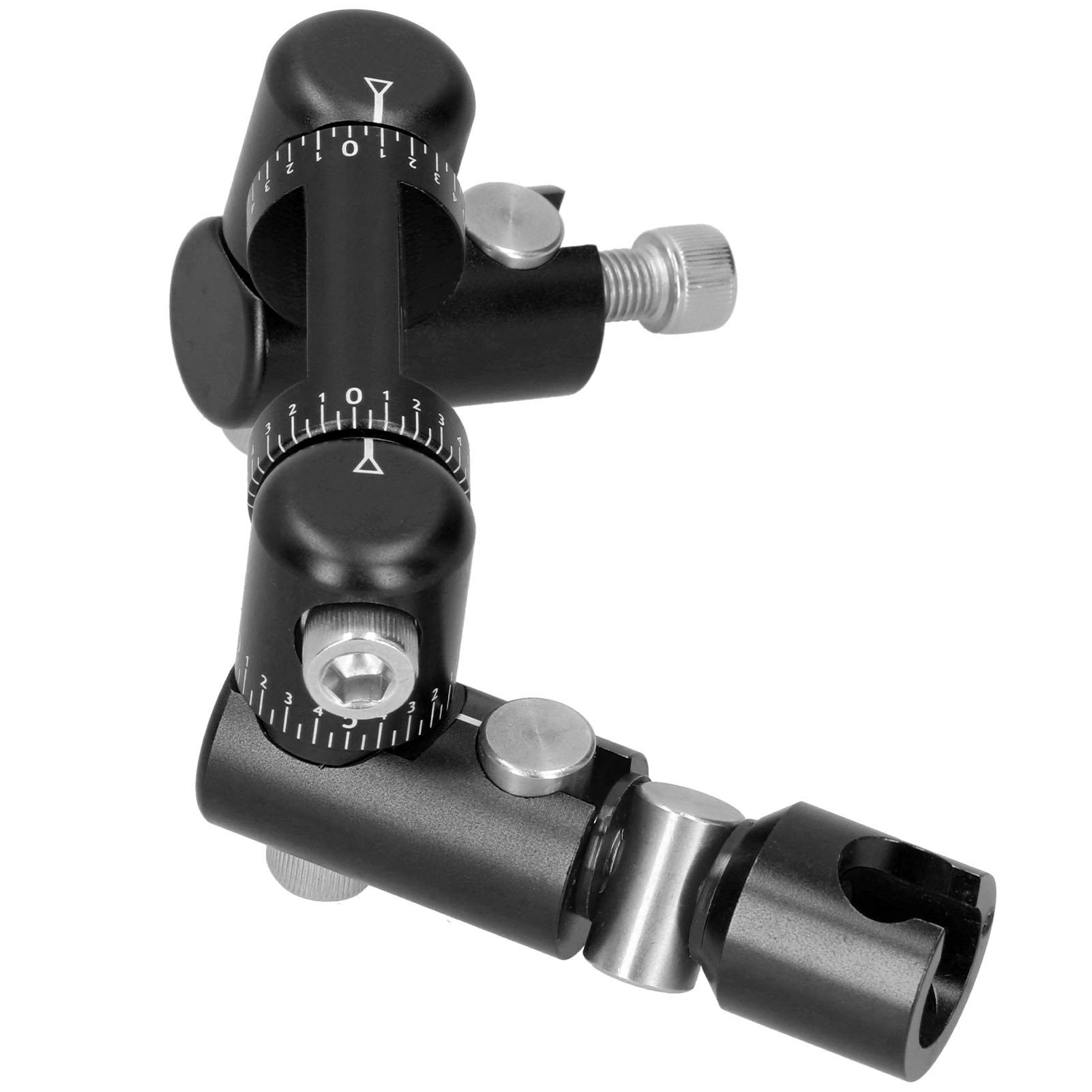 Tir à l'arc V‑Bar, outil de tir à montage à déconnexion rapide Arc en alliage d'aluminium Stabilisateur de barre en V Stabilisateur de barre en V double face pour arc à poulies pour arc(black)