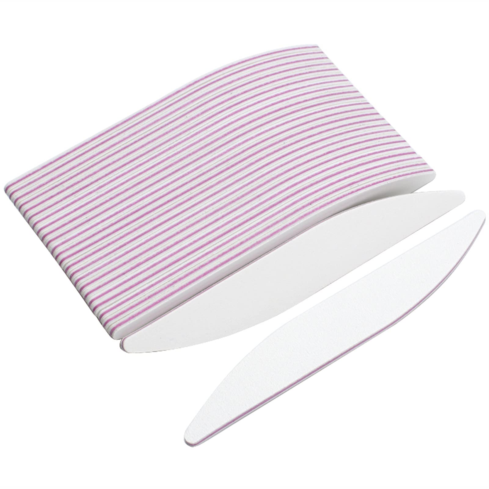 Lima per unghie 50 pezzi professionale lima per unghie 100/180 carta vetrata bianca levigatura tampone blocco manicure gel UV smalto strumenti per nail art lime un ongle conveniente e durevole