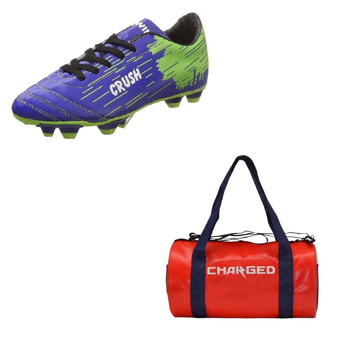 charged Sports Bag Adena Red With Gowin Football Shoe Crush Blue Green Size-7-picture-21