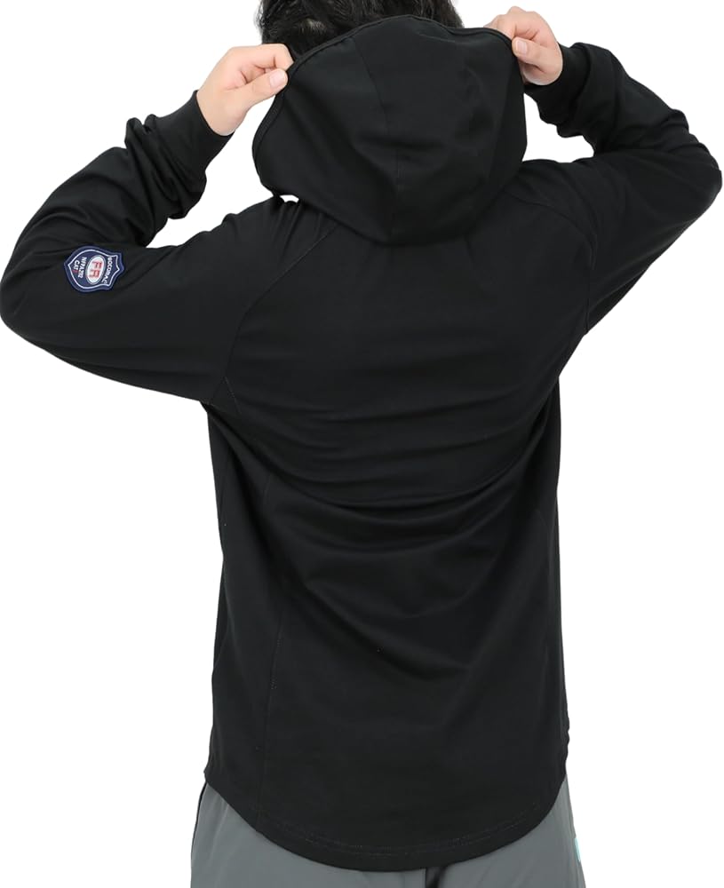 Amazon.com: BOCOMAL FR Shirt Hooded T Shirts Midweight Fire