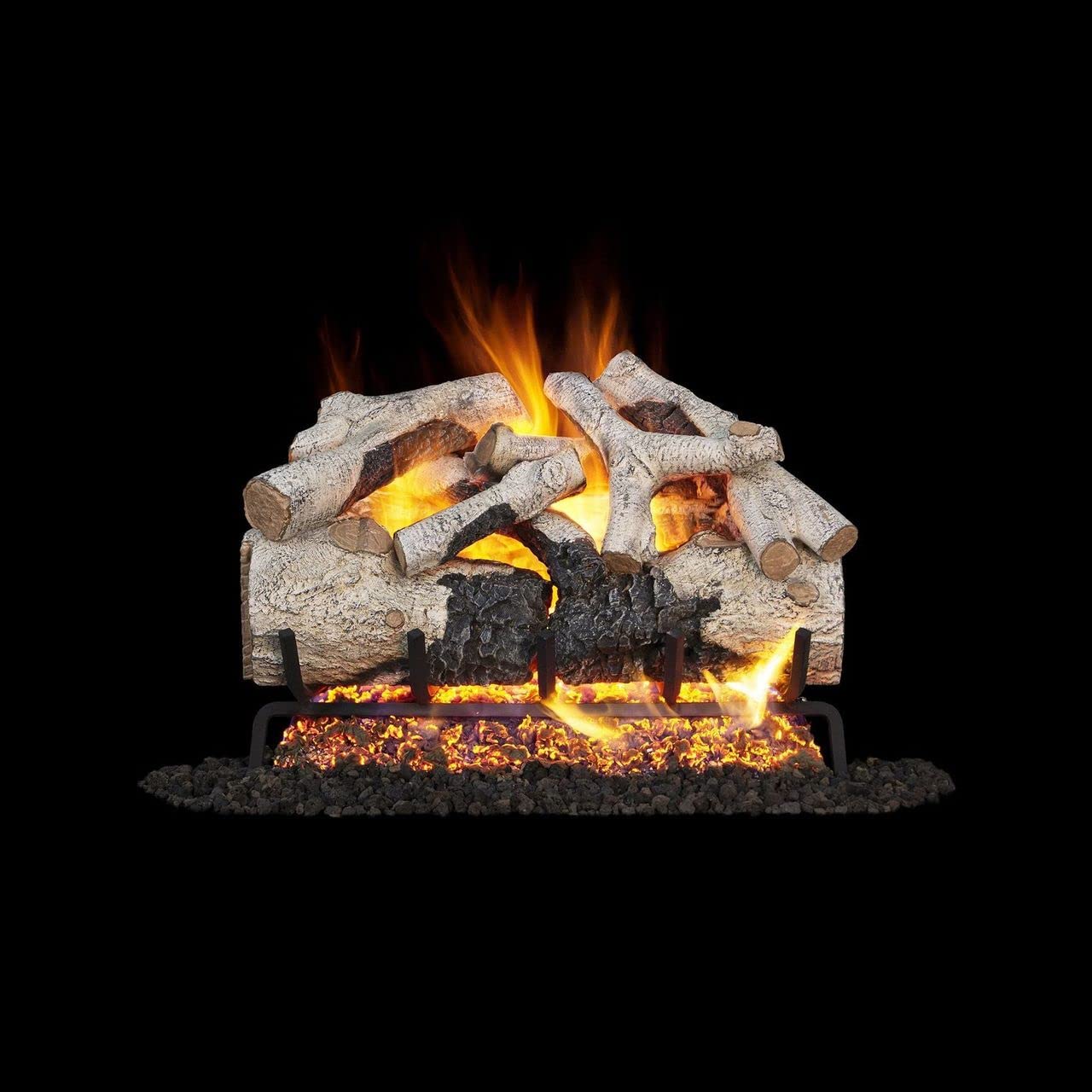 Amazon.com: RH Peterson Real Fyre BTA-24 Burnt Aspen Vented Log Set - 24 :  Everything Else