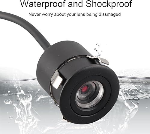 Miniatura 4 de FOSA Mini cámara, 170 gran angular con cable CCTV CCD HD IR cámara del monitor del coche, IP66 100W visión nocturna
