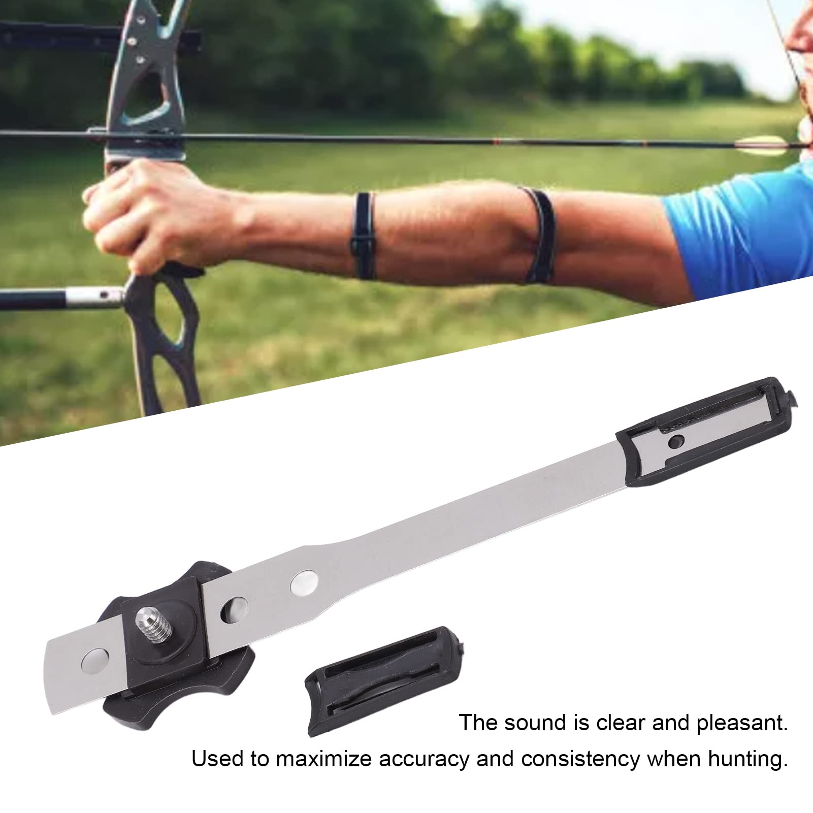 Clicker d'arc de tir à l'arc clicker de flèche d'alliage d'aluminium Clicker de flèche pour tir pour Jeu de compétition Tir à l'arc Bow Clicker Archery Bow Clicker