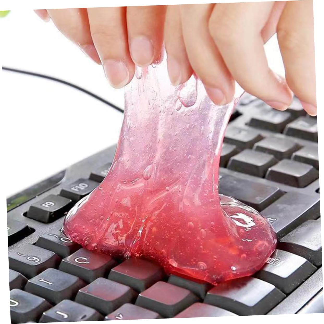 TEHAUX 20pcs Electronics Cleaning Gel for Keyboard Mouse and Detailing Dust Removal Tool for Computers and Automotive Cleaning Random