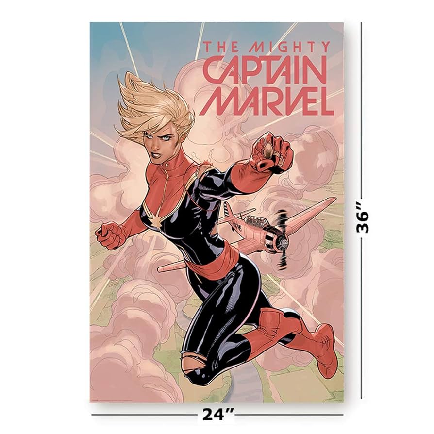 【新品】キャプテン・マーベル　ポスター Amazon.co.jp: 映画ポスター キャプテンマーベル CAPTAIN MARVEL