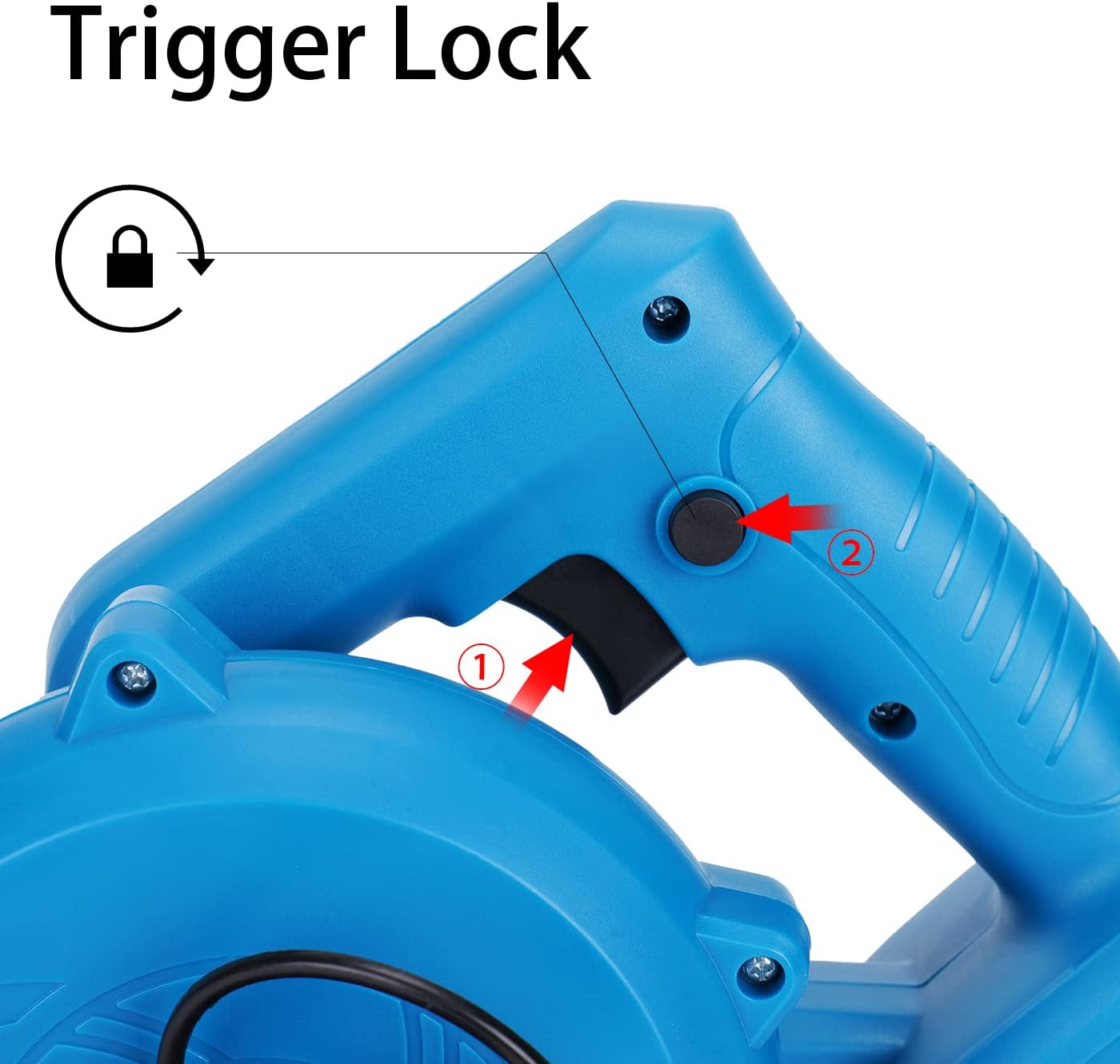 Cordless Blower,3- in-1 Portable Mini Air Blower 21v Lithium Battery,Small Dust Cleaner for Inflatable,Fans,Lily Windows,Keyboards,Cars by MKMKYEE - Image 7