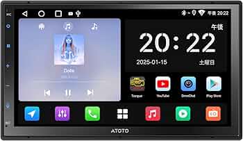 Amazon.co.jp: ATOTOLIFE 2DIN Androidディスプレイオーディオ