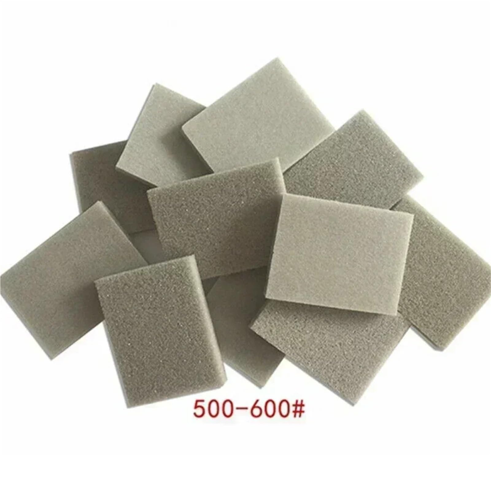 Lija Madera Juego de Papel de Lija de Grano 300, 400, 800, Esponja for pulir Pared, Bloque de Arena, Modelo Artesanal, Pintura, ladrillo Pulido, Limpiador de Cocina, 6 uds.(20pcs Each 5pcs)