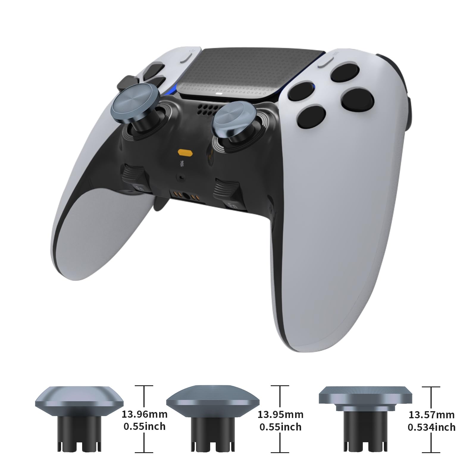 Amazon.co.jp: PS5 Edgeコントローラー用メタルサムスティック 4つの