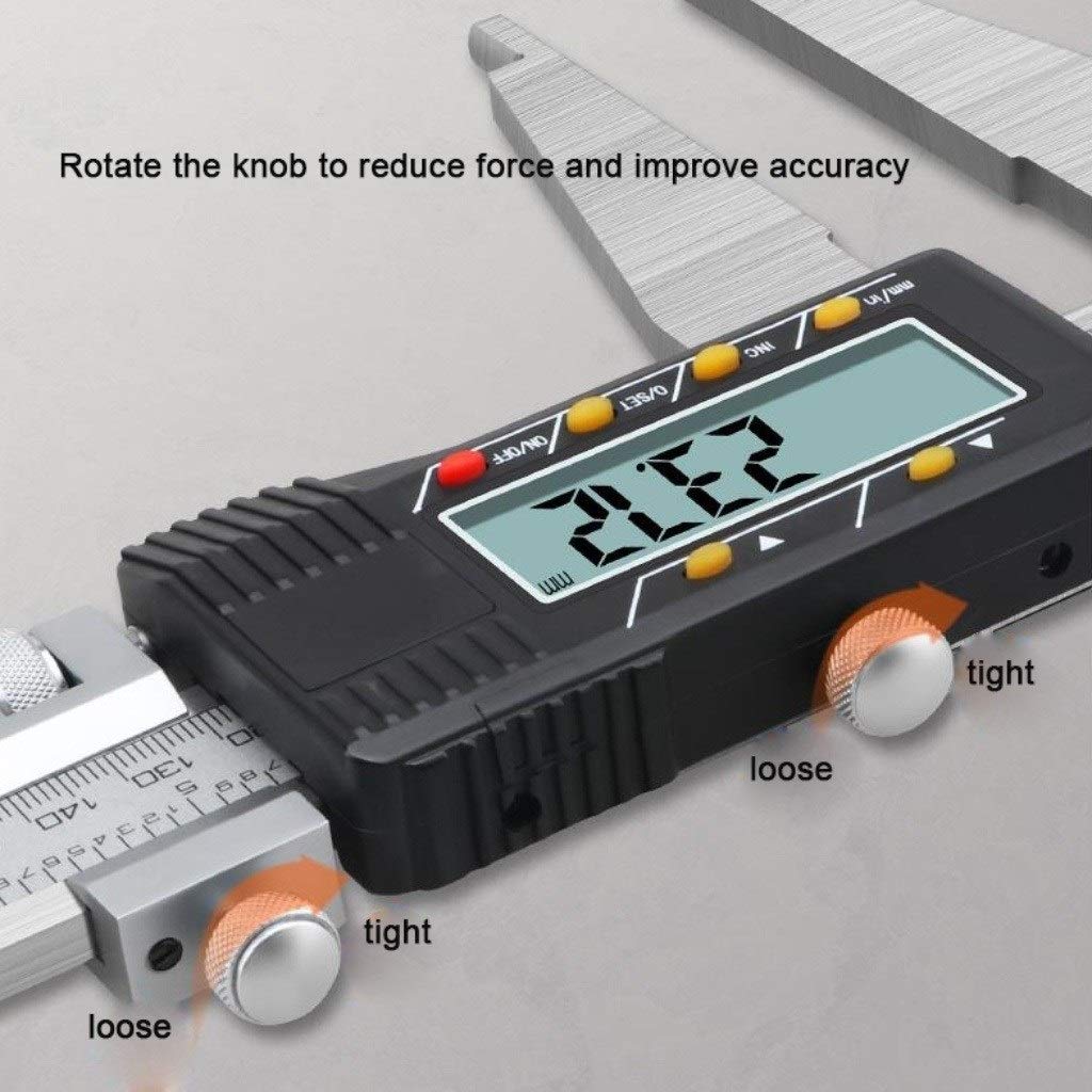 Zaciski Elektroniczny Cyfrowy Caliper Caliper Caliper High Precision Przemysłowe narzędzia pomiarowe Zakres: 0-1000mm