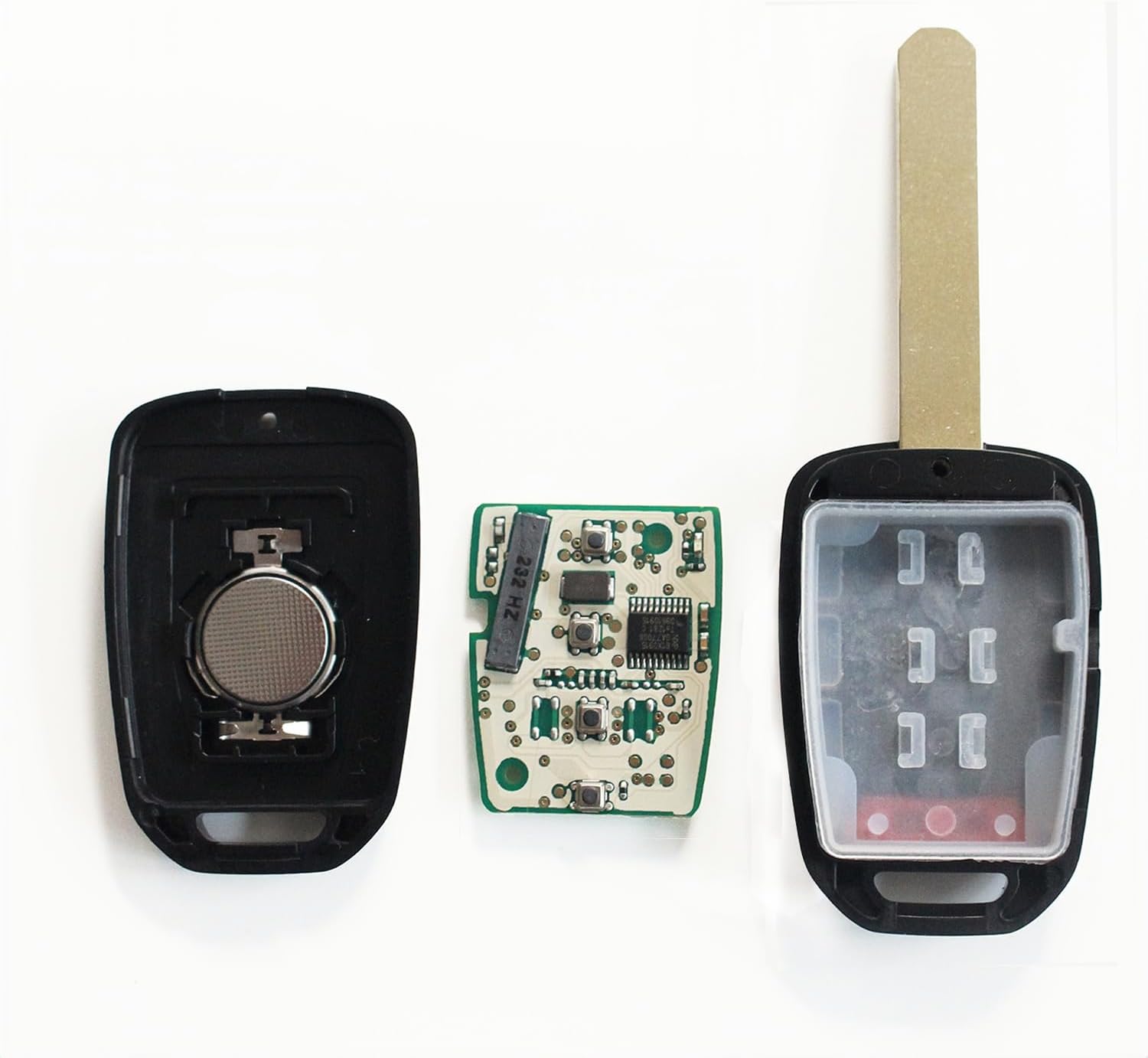 Key Fob Remote Replacement Compatible with Civic LX 2016 2017 2018 2019 2020/Accord 2016-2018 MLBHLIK6-1TA Keyless Entry Remote Control （2Pcs）