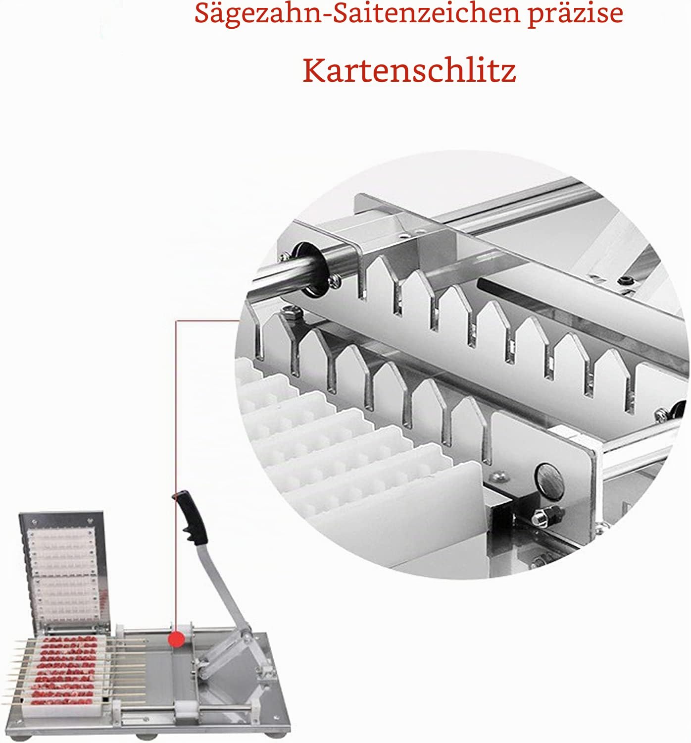 Brochettes à kebab commerciales – Ensemble de brochettes de barbecue en acier inoxydable avec 10 bâtons, parfait pour la maison et les professionnels, idéal pour la viande et les légumes.