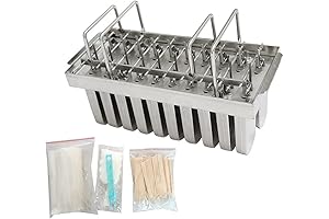 ZXMOTO 20pcs Stainless Steel Popsicle Molds