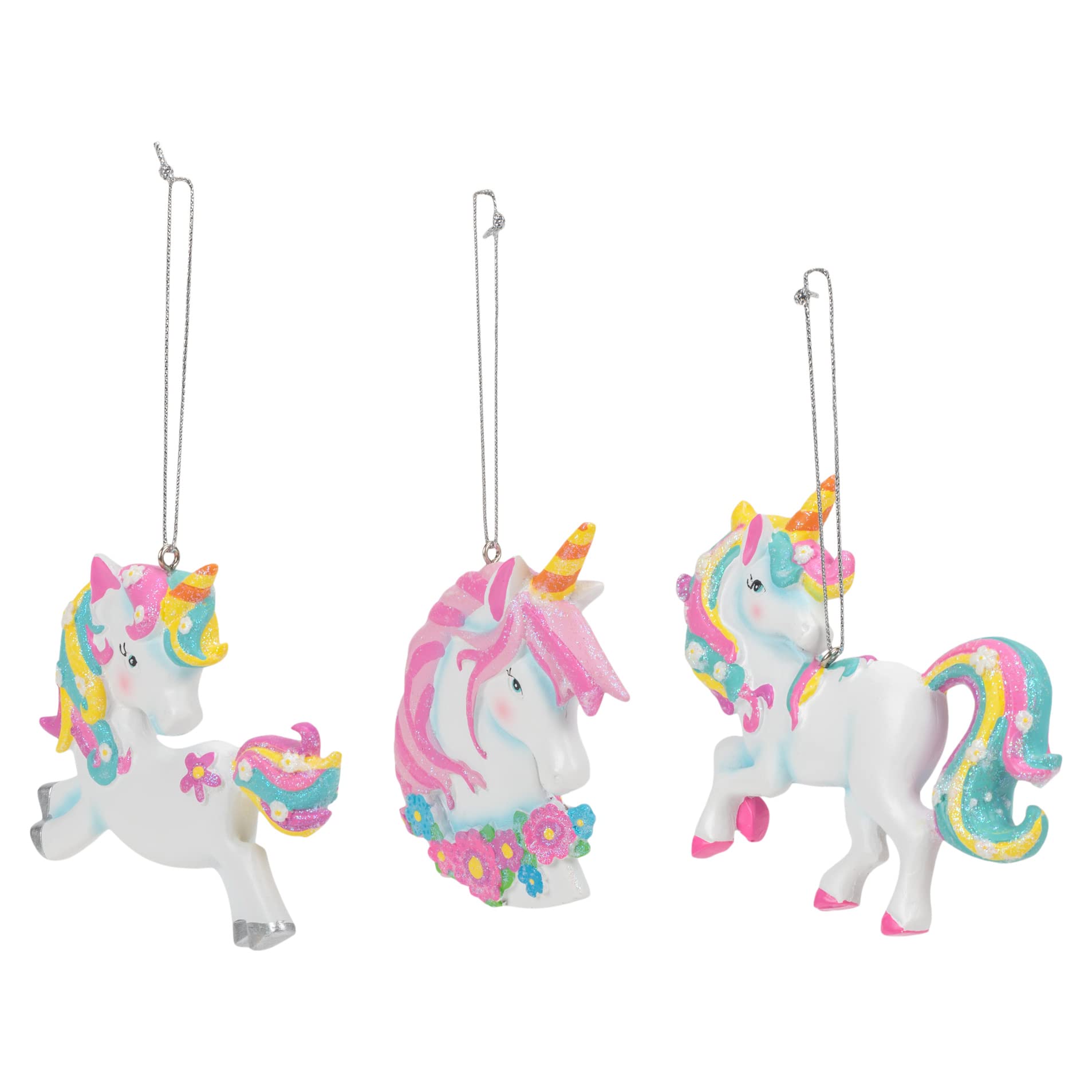 Amazon.co.jp: Kurt S. Adler 奇抜なレインボーユニコーン 3.25インチ