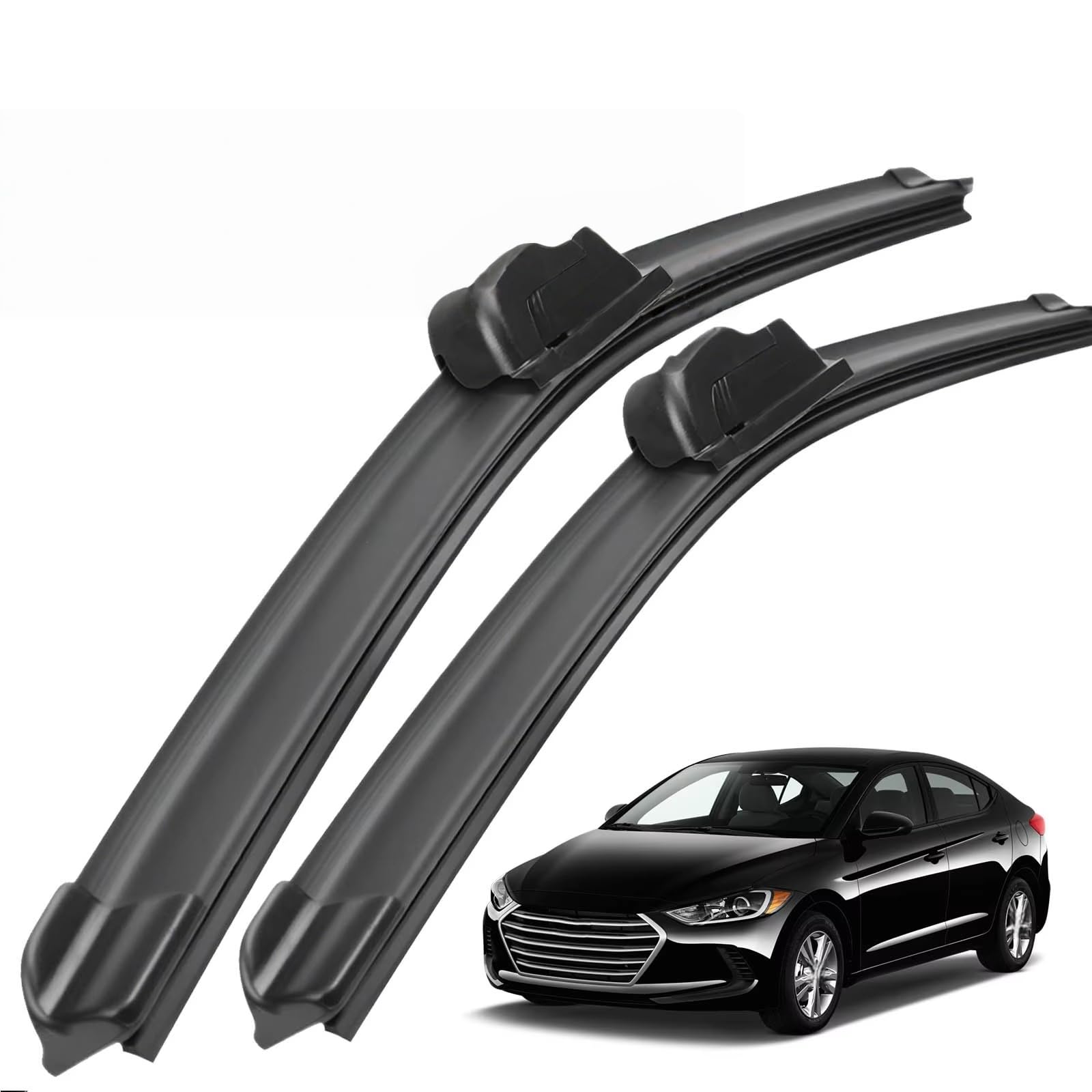PAPEP Windscreen Wiper Blades for Hyundai Elantra AD 2016-2019 26"+16", Front Replacement Wipers OEM Quality Water Repellent Rubber Automotive Windshield