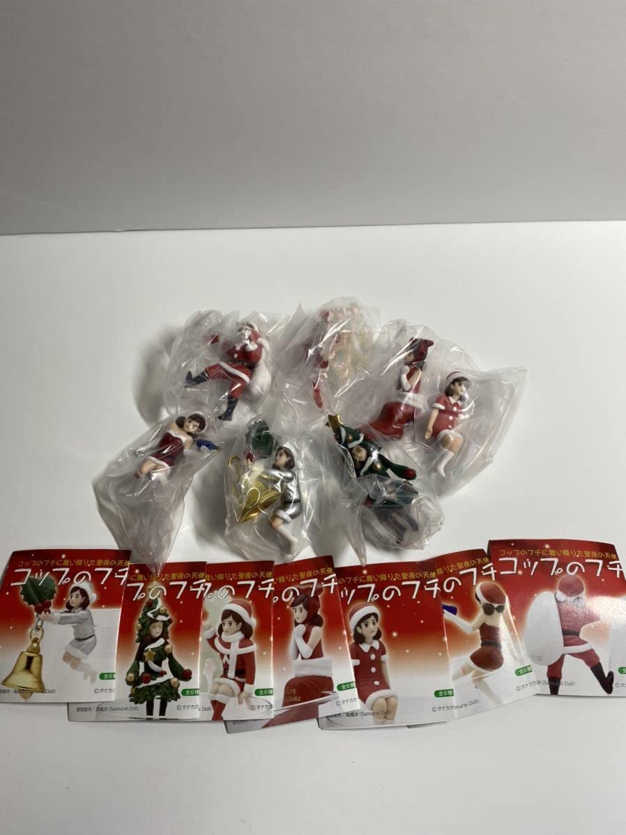 コップのフチ子クリスマス全6種+シークレット1種 コンプリート Amazon | コップのフチ子 SUMMER 全7種セット (シークレット含む