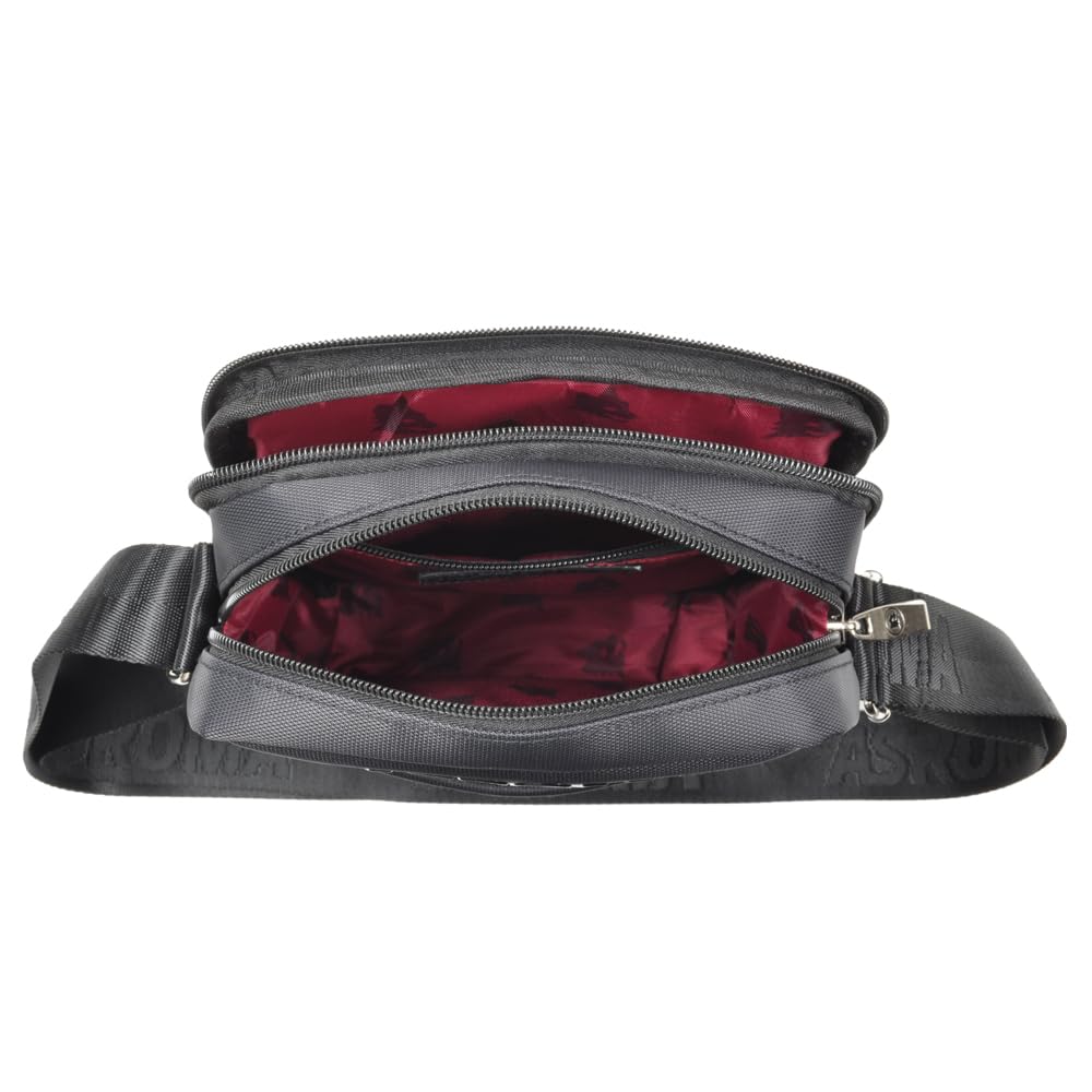 AS Roma 163611, Tracolla Unisex-Adulto, Nero163611