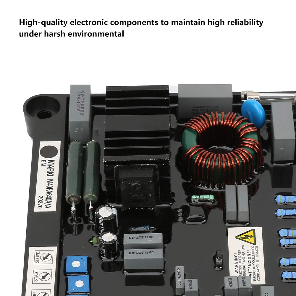 M40FA640A Scheda Regolatore di Tensione Automatico 50/60Hz 170-277 V Generatori Brushless Scheda di Controllo Alternatore Accessori per Generatore 1 e 3 Fasi