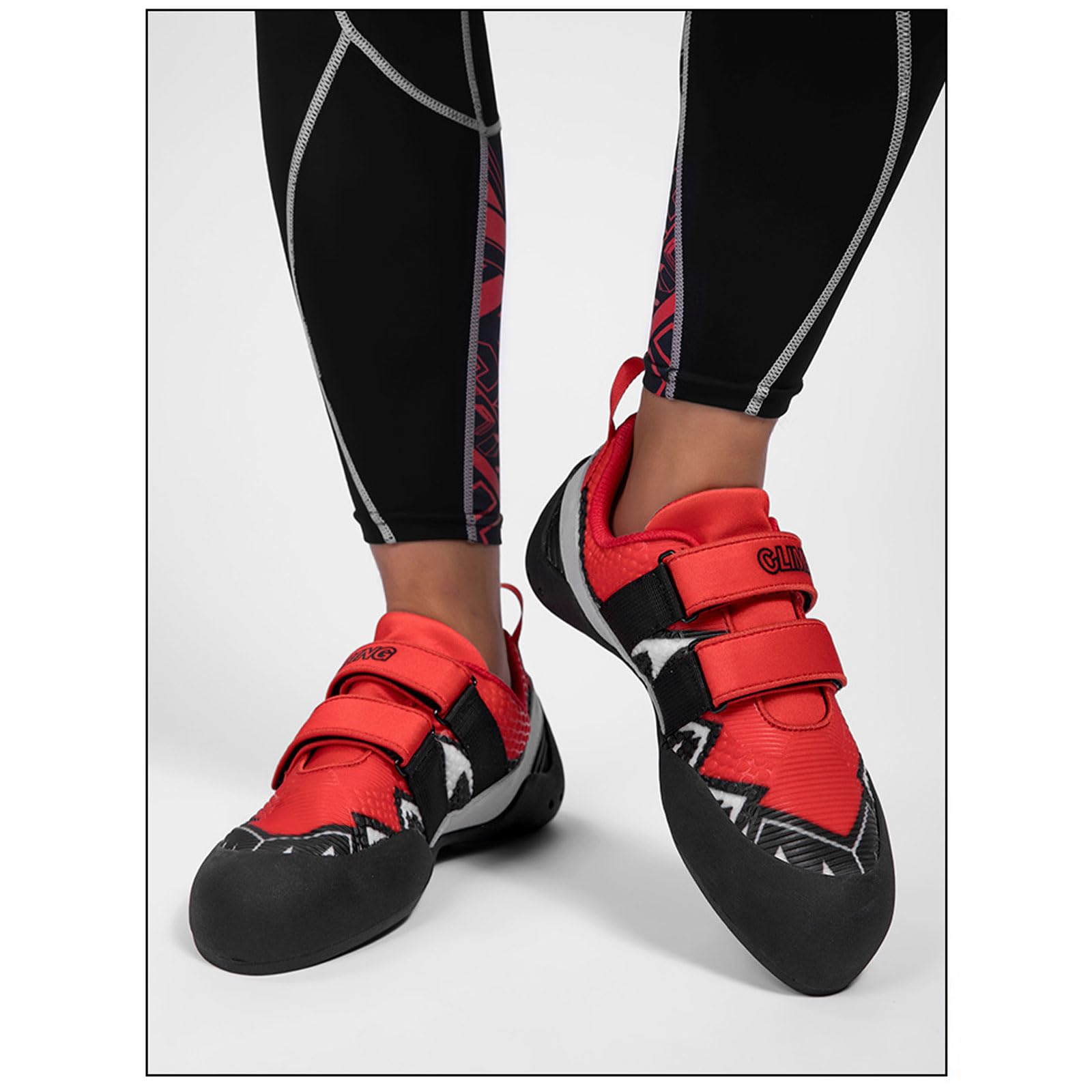 Scarpe da Arrampicata Unisex-Adulto,Scarpette da arrampicata antiscivolo per Uomo e Donna,Traspirante Scarpette da arrampicata compatte,per Principianti Giovani Scarpette da arrampicata indoor