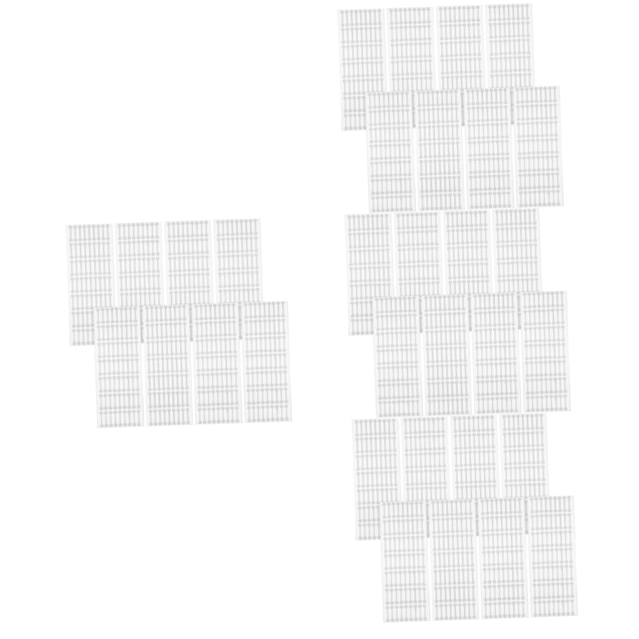 HOMSFOU 4 Set Etichette Sigillanti Impermeabili Per Confezioni Strisce Adesive Manomissione Per Bottiglie Cosmetiche Design Facile Usare Ottimali 500 Pezzi * 4