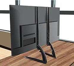 ININOSNP Suporte para TV suporte universal para TV ecrã de TV de 37 a 70 polegadas, suporte de substituição para TV com perna ajustável