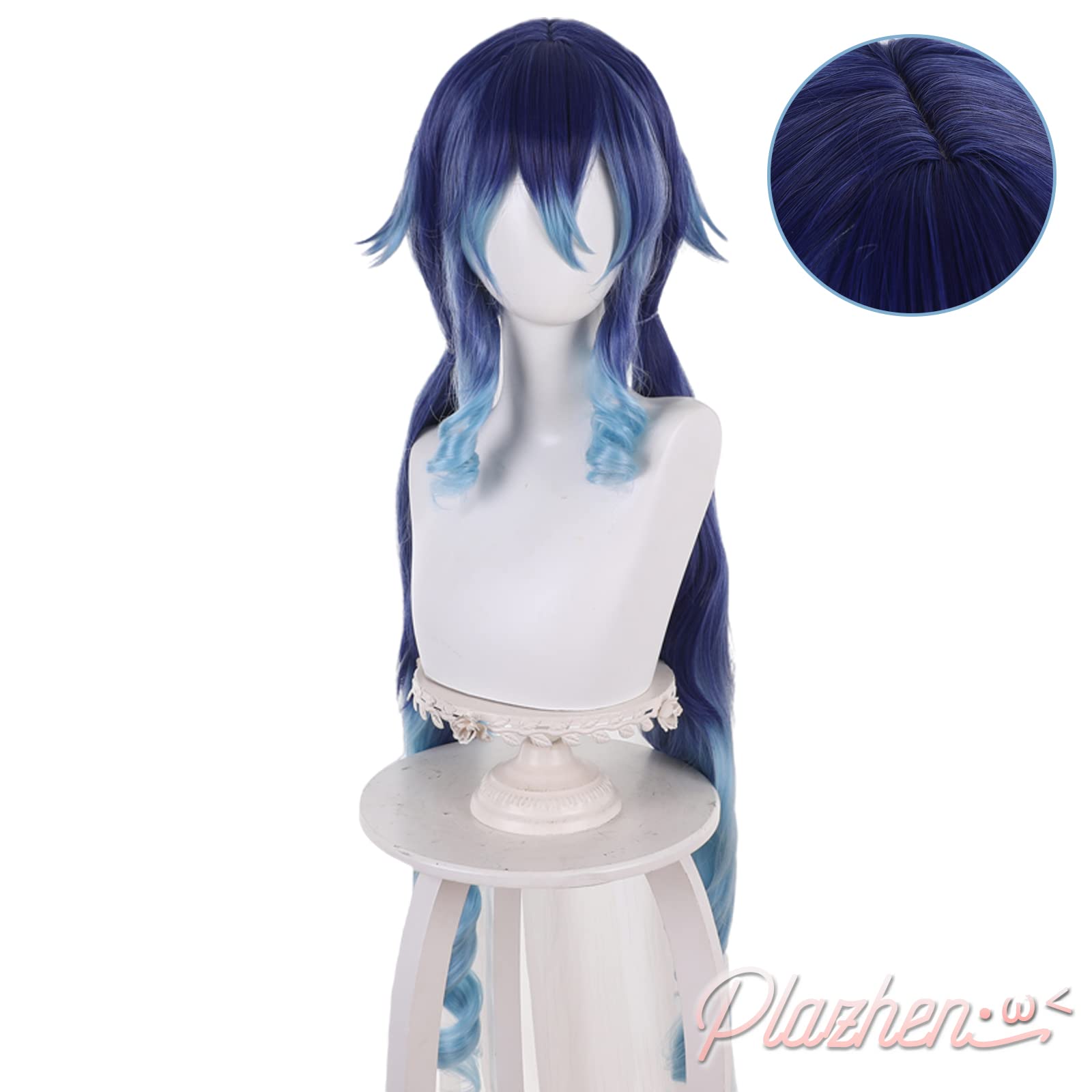Amazon.co.jp: Plazhen 原神 レイラ コスプレ ウィッグ 髪飾り Layla
