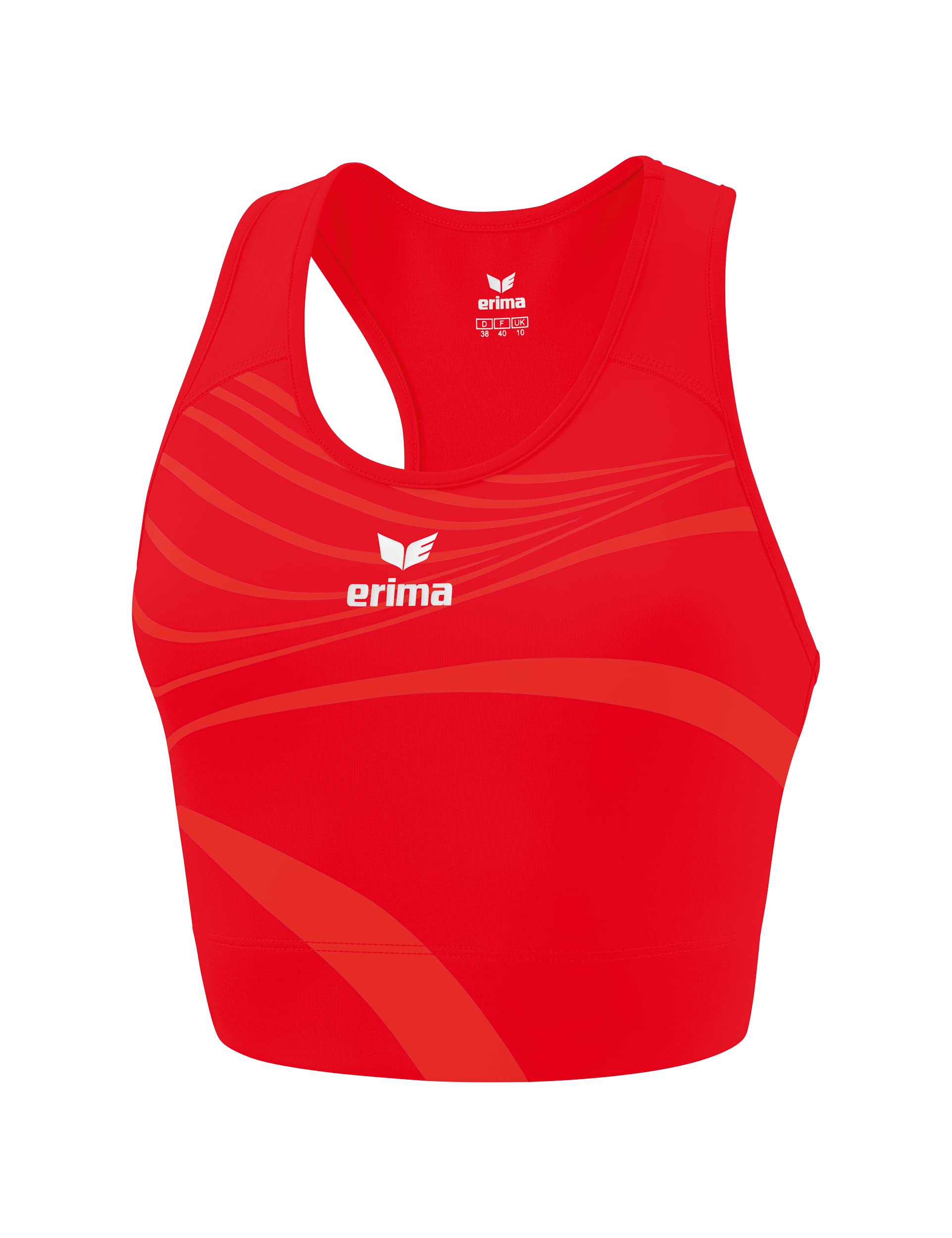 Erima Women's Racing 2.0 Training Bra, red, 38