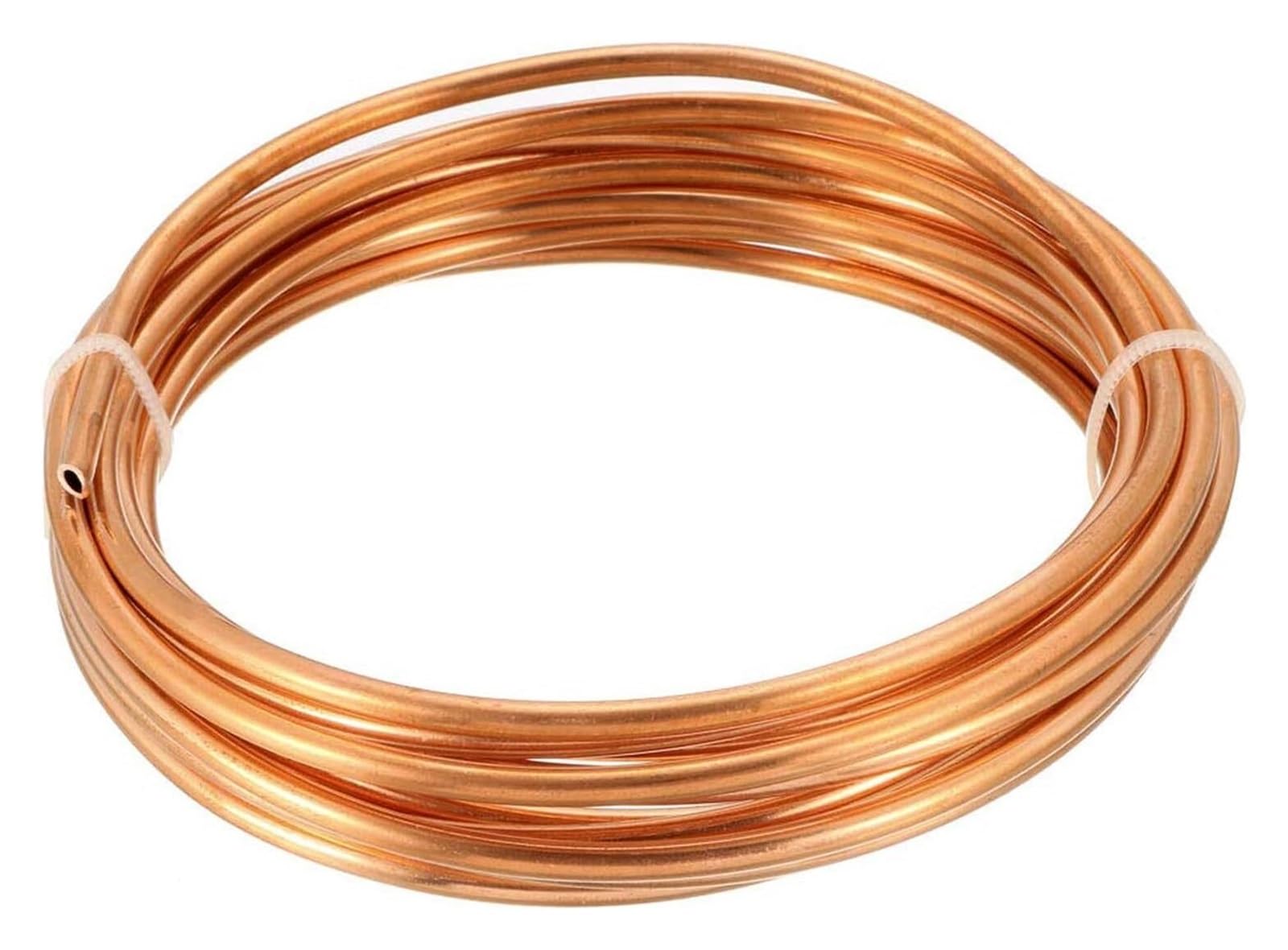 Tubo tondo in rame T2, 9,52-15,88 mm × 0,8 mm di spessore della parete × 3 m di lunghezza, progetti fai da te e professionali(OD 14mm)