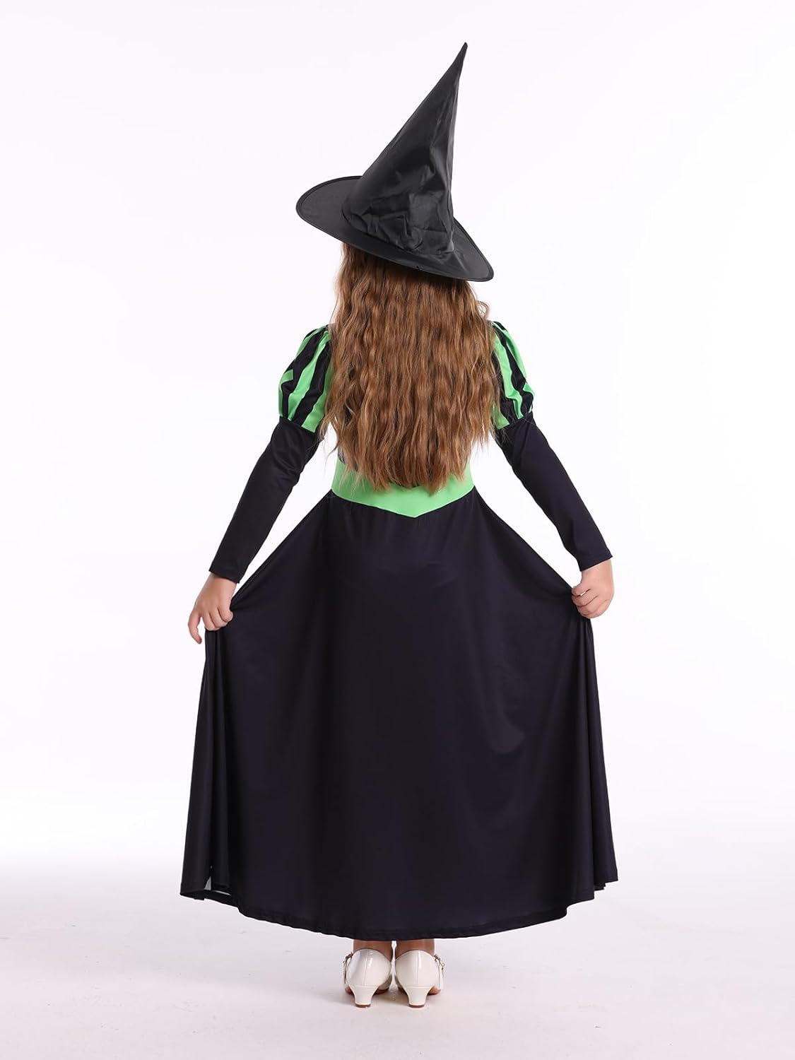 Pink Witch Dress for Girls Black Costume Kids Cosplay Fancy Dresses 3-10 Years - Image 3