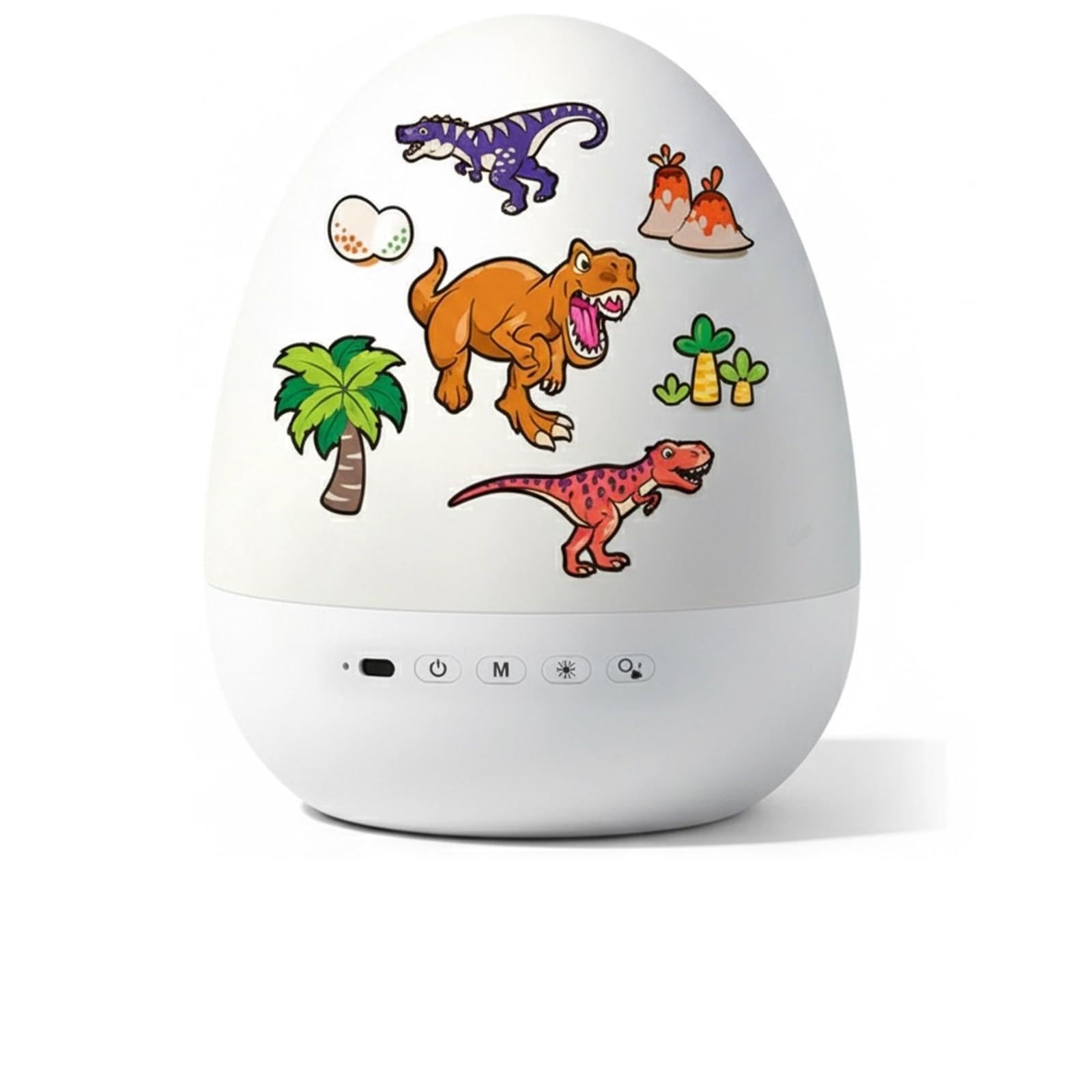 Uanqfegy Dinosaur Night Light Projector - 360° Rotating with 21 Slides 8 Music for Kids Ages 3-8