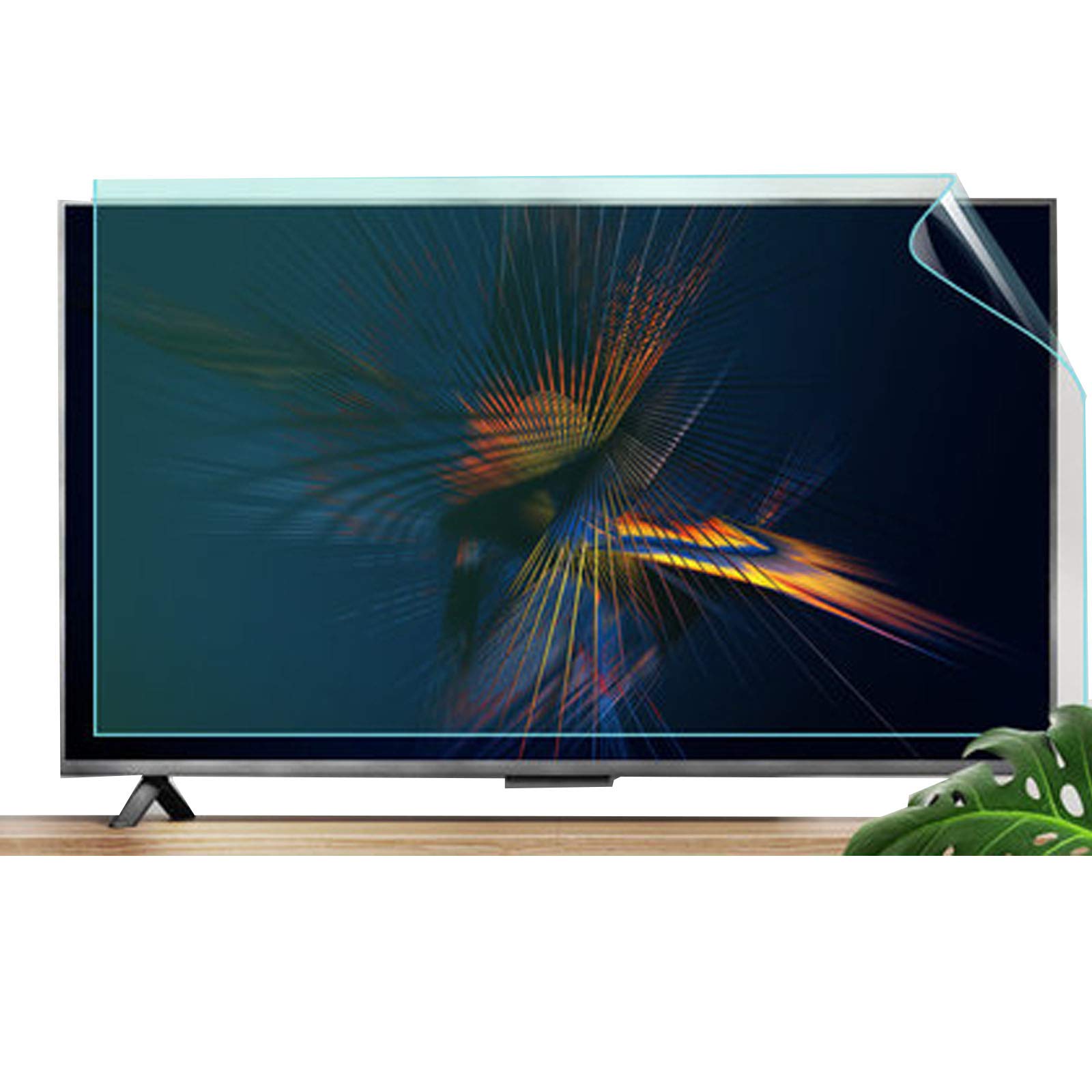 Universal Blue Light Shielding Screen Protector, Anti-glare Film Anti-scratch Filter to Block Harmful Blue Light and Reduce Digital Eye Fatigue to Help Sleep,42"(929 * 521)