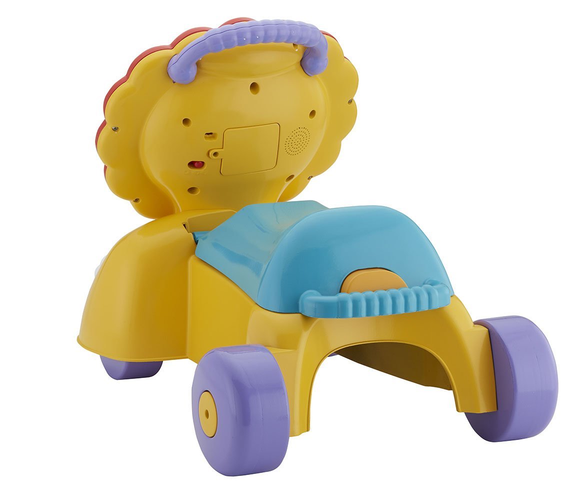fisher price walk and ride lion