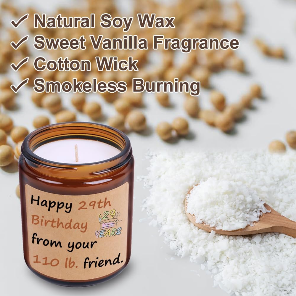 Best Friend Birthday Gift for Women Men Candle Gifts for Women image 3