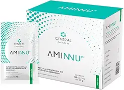 Aminnu Eaas 10g, 30 Sachês, Essencial Aminoácidos, Sabor Limão