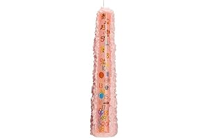 CP241PK Glow and Grow Baby Shower Pillar Candle