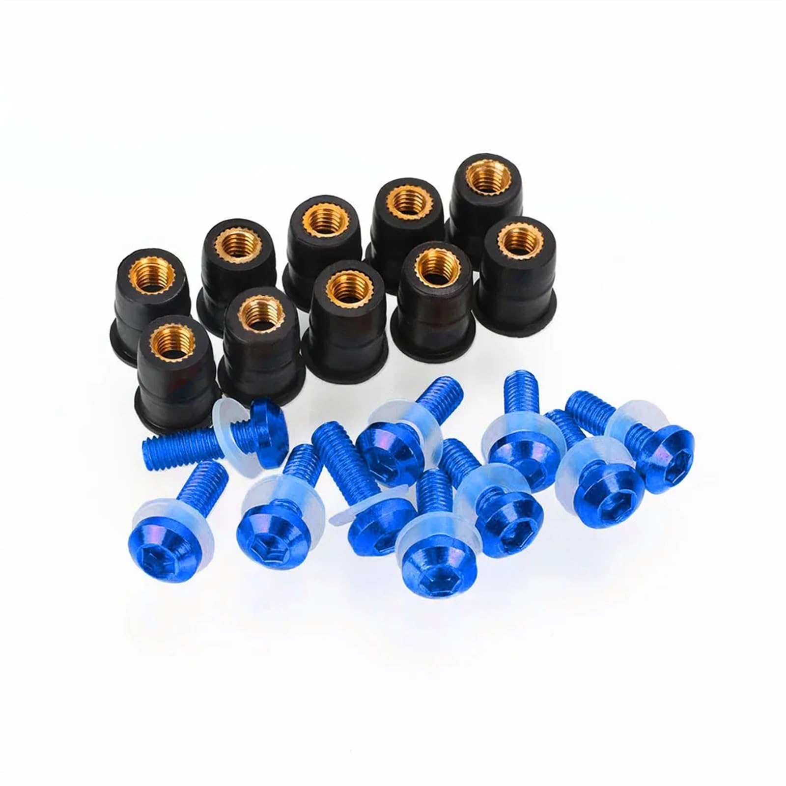 Generico 10 PZ 5mm Parabrezza Parabrezza Bulloni Vite Compatibile con XADV750 X-ADV 750 X ADV XADV 750 2024 2023 2022 2021 2020 2019 2018 2017