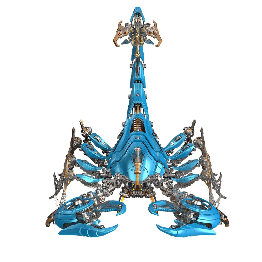 3D Metall Puzzle Mechanischer Skorpion Modellbausatz DIY Metall Puzzle, 1073 Teilen Bewegliches Insektenmodell für Modellbau Sammler und Erwachsene -Blau