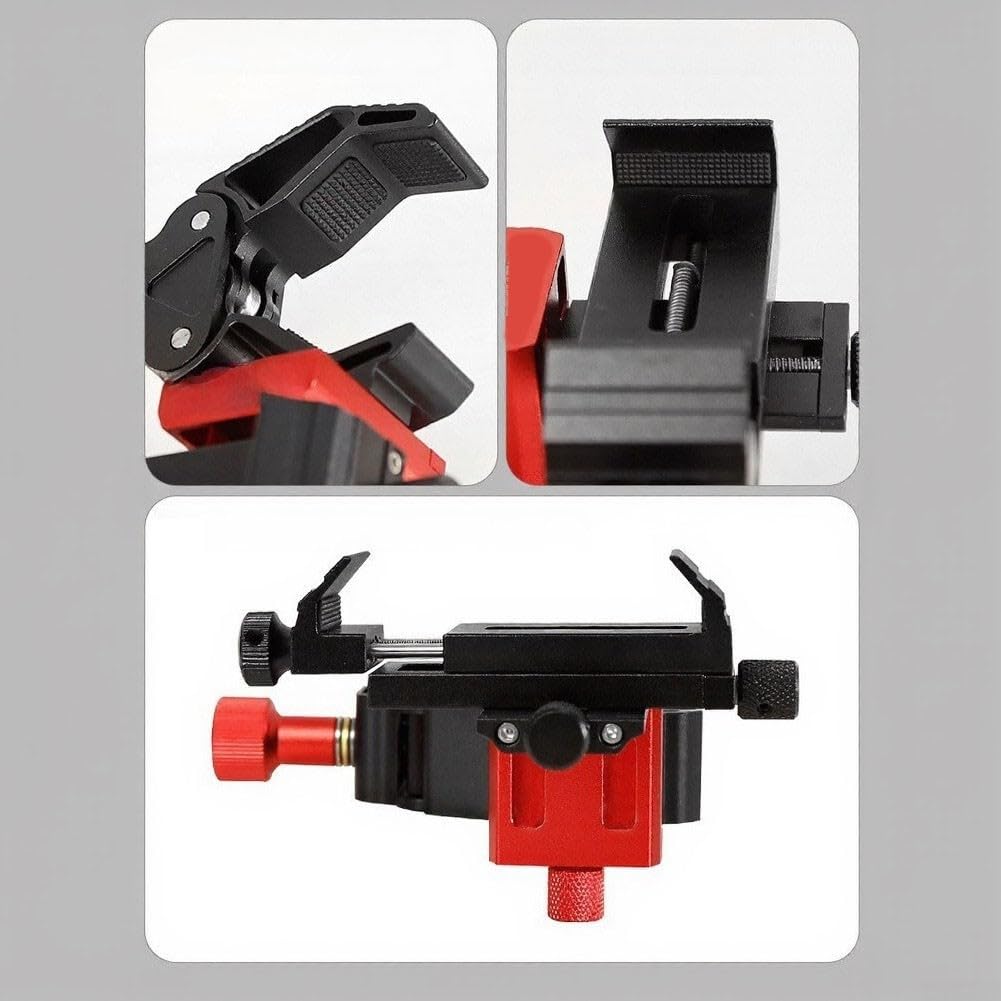 Adattatore Binocolo Microscopio Lega Alluminio per robusto Adattatore | Lega alluminio leggera, compatibile 20-60mm, ideale per telescopi astronomici e terrestri, finitura antiscivolo