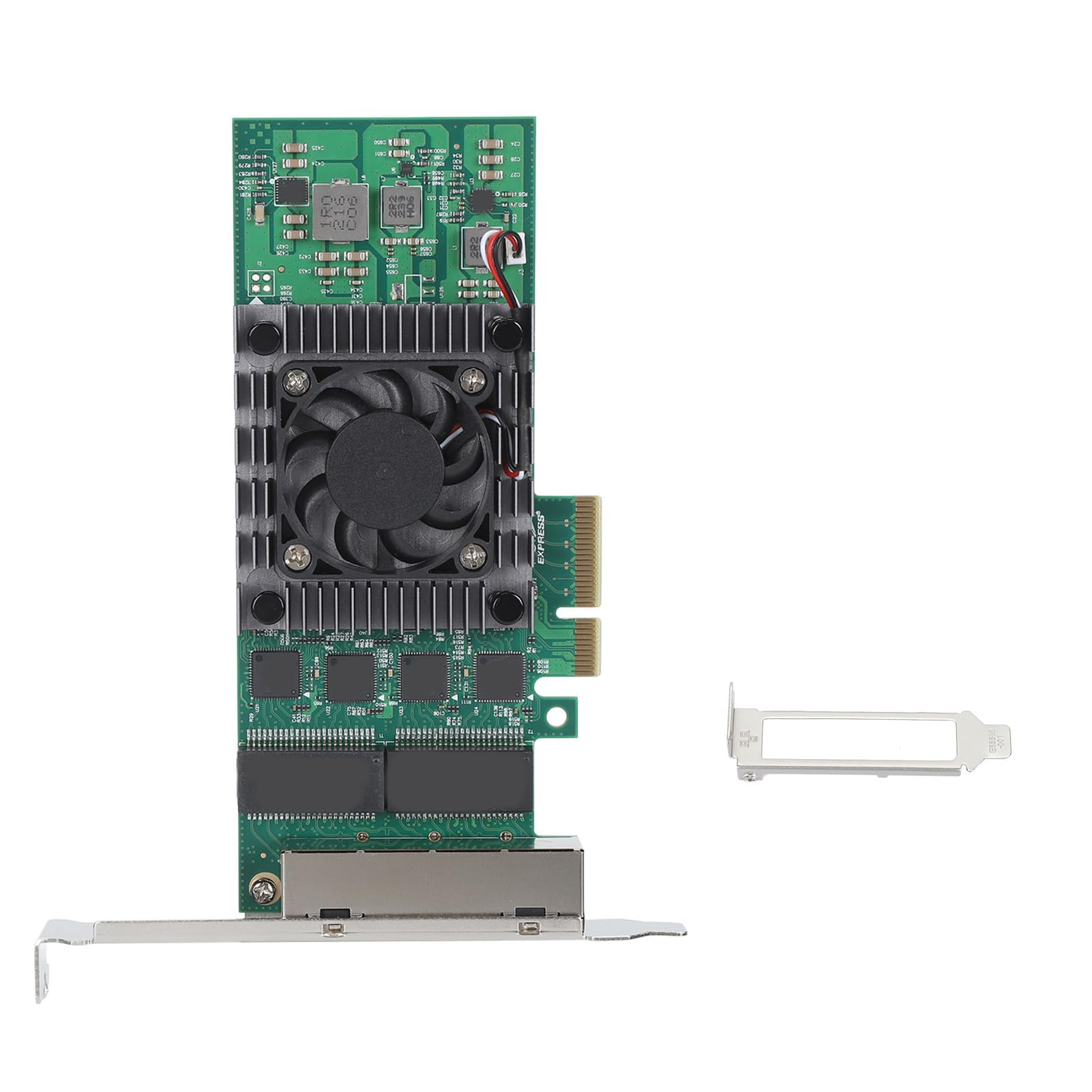 Scheda di Rete PCIE a 4 Porte, Scheda di Rete PCIE Ad Alta velocità 100/1000/2500Mbps 2,5G Adattatore per Scheda di Rete Gigabit PCIE per Chip I210