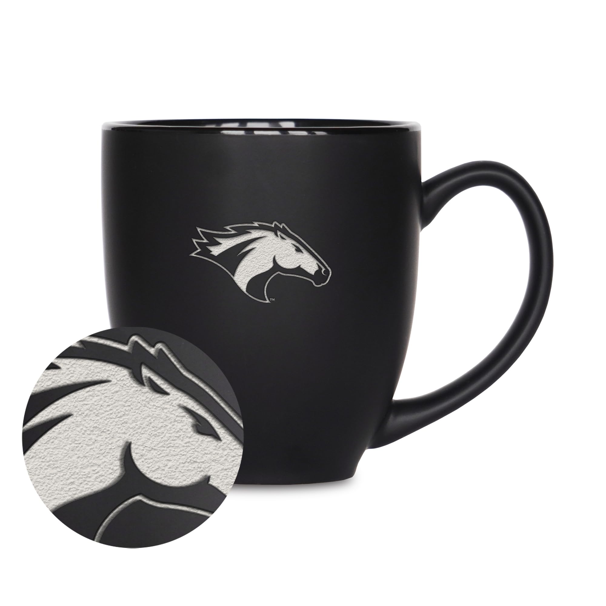 Tasse bistrot Cal Poly Pomona gravée au laser, le cadeau idéal pour les fans