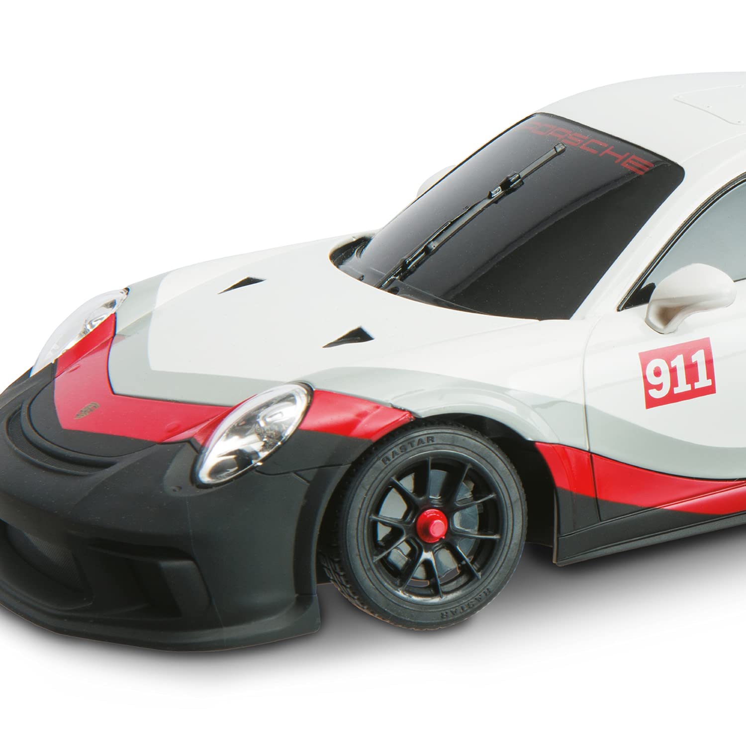 Mondo - RC 1:18 Porsche 911 GT3 Cup Pojazd Radio, Czarny/Niebieski, 63535