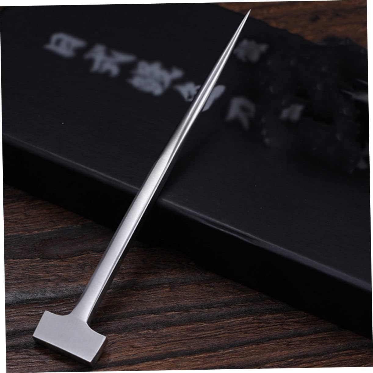 BESPORTBLE 2pcs Premium Stainless Steel EEL Spike T-Shaped Nail for Killing Fish Ergonomic Design Smooth Finish Easy to Use for Kitchen and Seafood Preparation